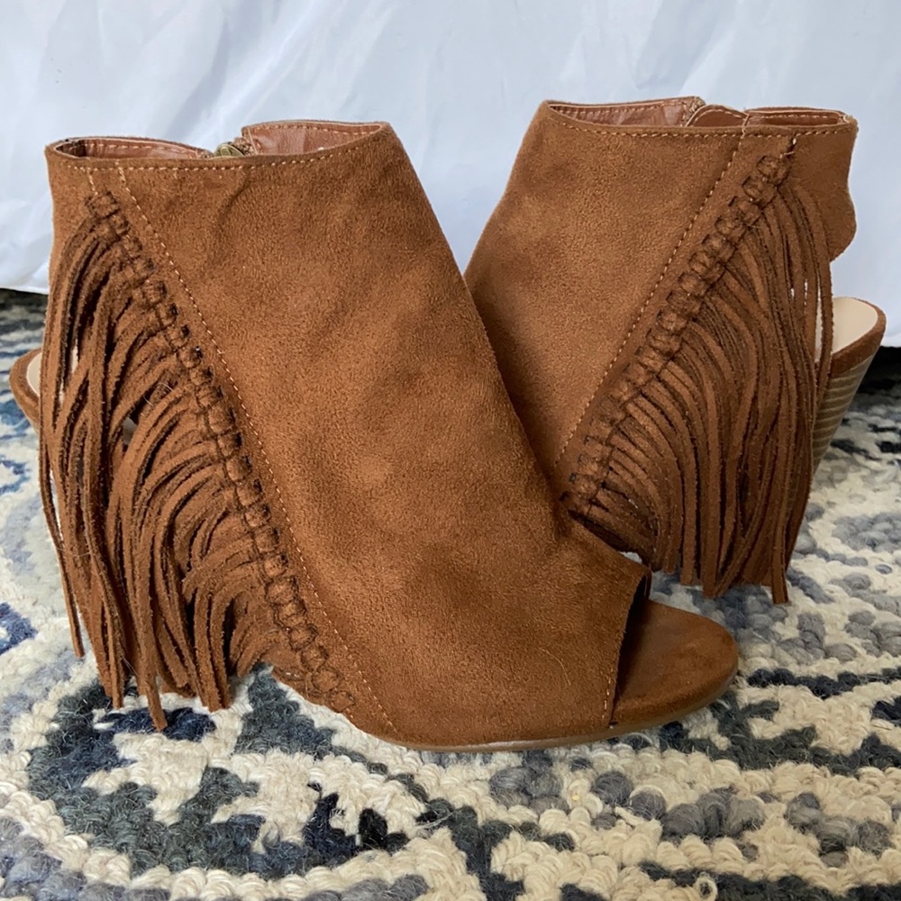 Booties With Fringe By Coconuts By Matisse - image 1